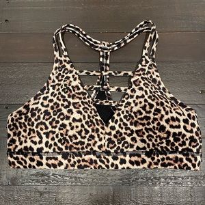 Zyia Leopard Grid Bra